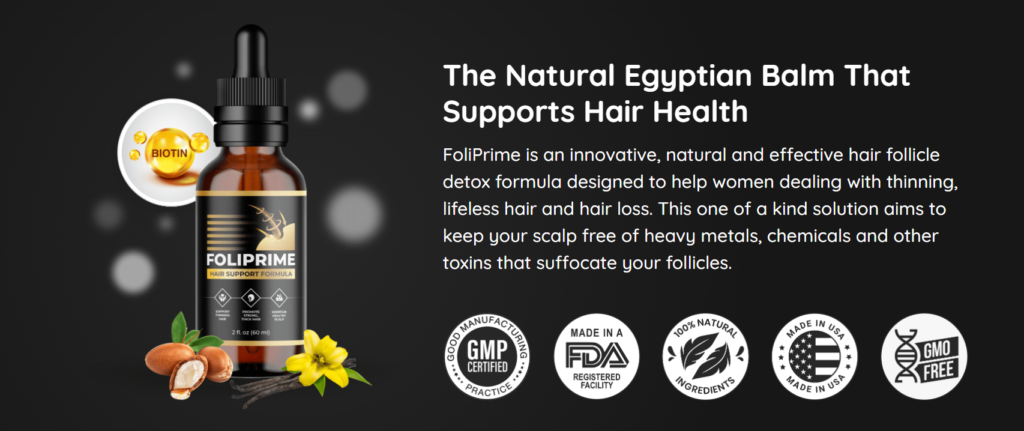 FoliPrime review -  Unique Egyptian Hair Detox Balm 